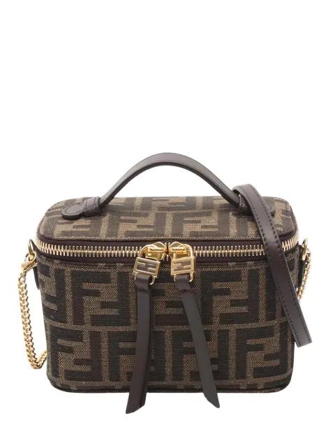 2000-2010 Zucca Canvas vanity bag by FENDI