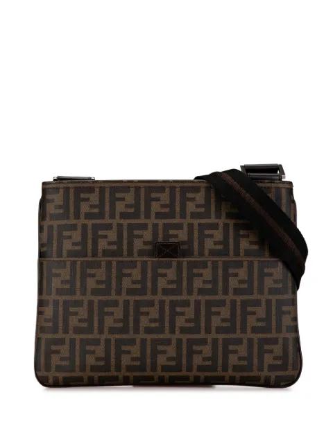 2000-2010 Zucca Coated Canvas crossbody bag by FENDI