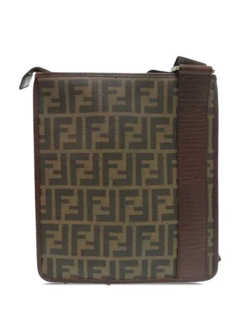 2000-2010 Zucca Coated Canvas crossbody bag by FENDI