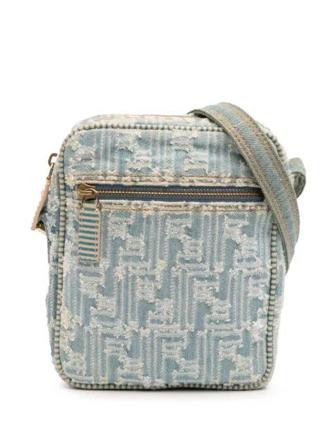 2000-2010 Zucca Denim crossbody bag by FENDI