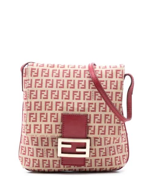 2000-2010 Zucchino Canvas Flap crossbody bag by FENDI