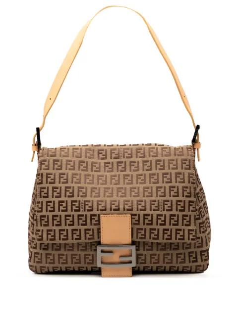 2000-2010 Zucchino Canvas Mamma Forever shoulder bag by FENDI 2000-2010 Zucchino Canvas Mamma Forever shoulder bag by FENDI