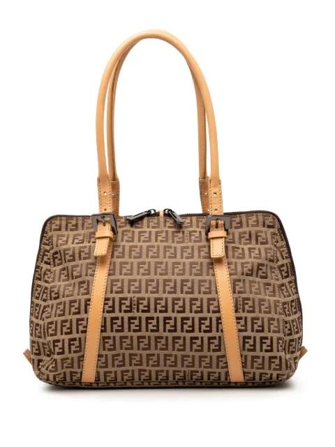 2000-2010 Zucchino Canvas shoulder bag by FENDI