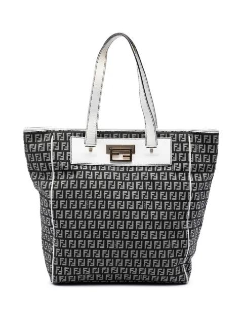 2000-2010 Zucchino Canvas tote bag by FENDI