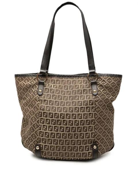 2000-2010 Zucchino Canvas tote bag by FENDI