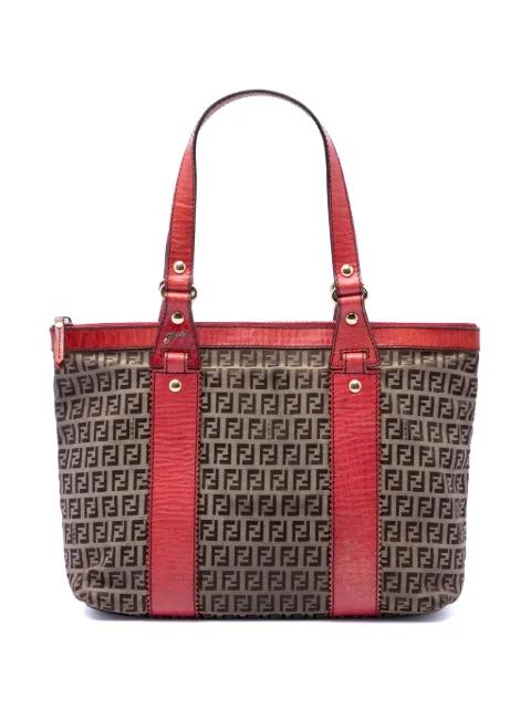 2000-2010 Zucchino Canvas tote bag by FENDI