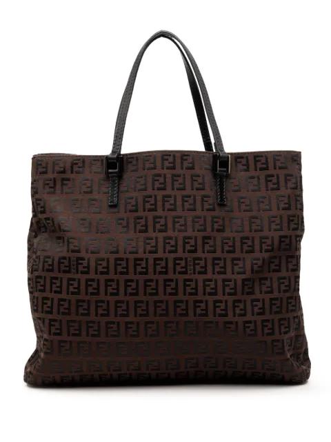 2000-2010 Zucchino Canvas tote bag by FENDI