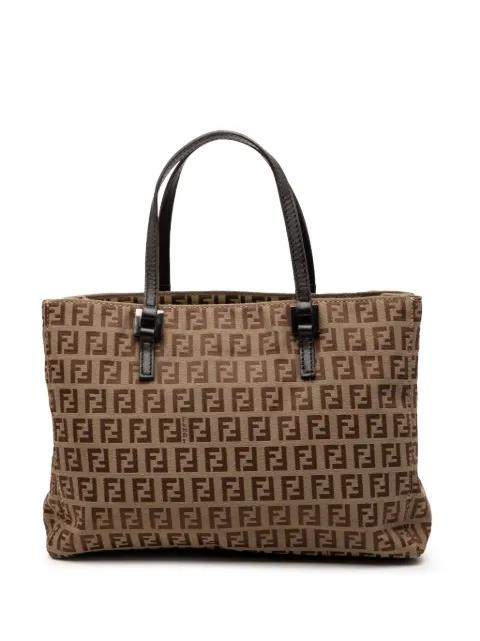 2000-2010 Zucchino Canvas tote bag by FENDI