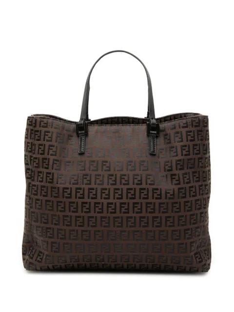 2000-2010 Zucchino Canvas tote bag by FENDI