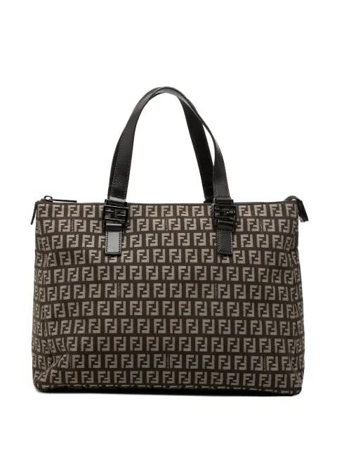2000-2010 Zucchino Canvas tote bag by FENDI