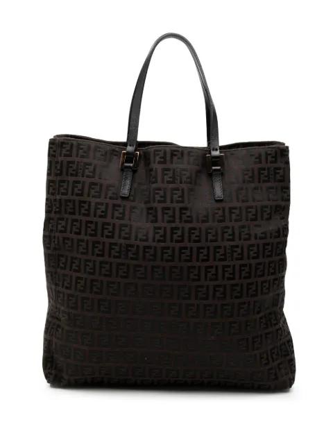 2000-2010 Zucchino Canvas tote bag by FENDI