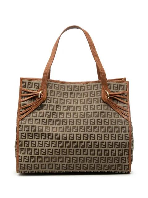 2000-2010 Zucchino Canvas tote bag by FENDI