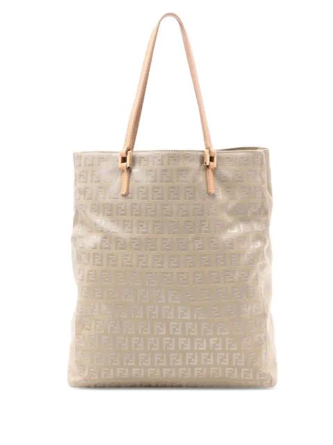 2000-2010 Zucchino Canvas tote bag by FENDI