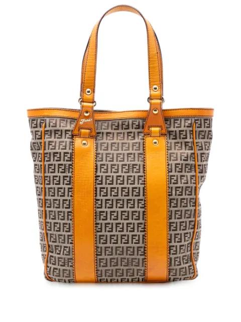 2000-2010 Zucchino Canvas tote bag by FENDI
