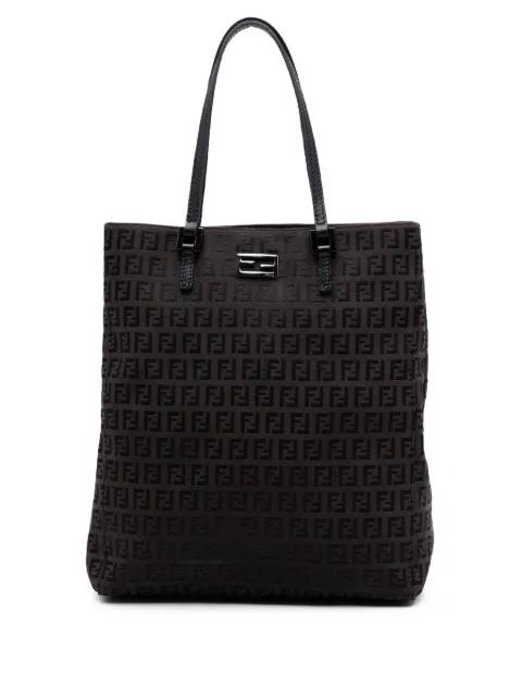 2000-2010 Zucchino Canvas tote bag by FENDI