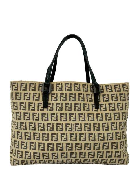 2000-2010 Zucchino Canvas tote bag by FENDI