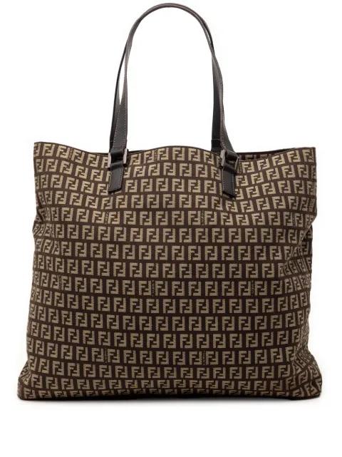 2000-2010 Zucchino Canvas tote bag by FENDI