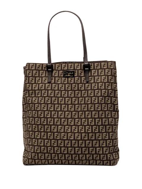 2000-2010 Zucchino Canvas tote bag by FENDI