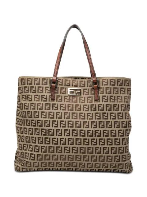 2000-2010 Zucchino Canvas tote bag by FENDI