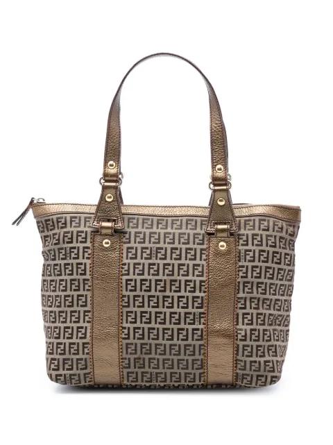 2000-2010 Zucchino Canvas tote bag by FENDI