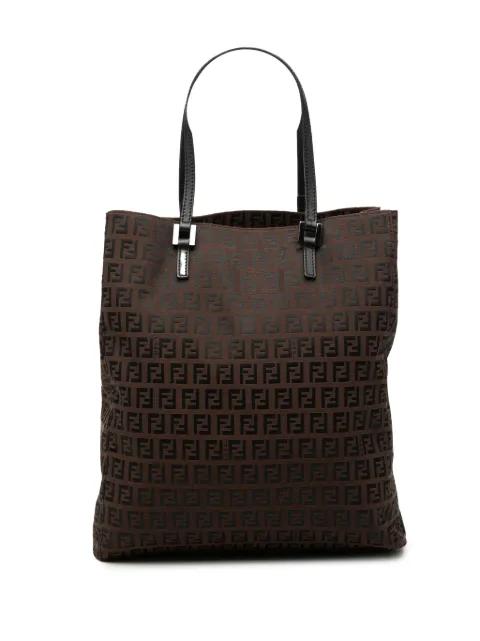 2000-2010 Zucchino Canvas tote bag by FENDI