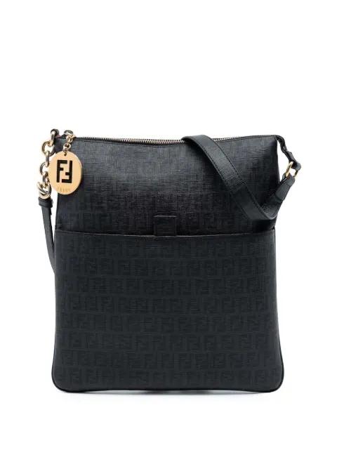2000-2010 Zucchino Coated Canvas Charm Zip crossbody bag by FENDI