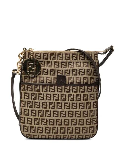 2000-2010 Zucchino Coated Canvas Forever crossbody bag by FENDI
