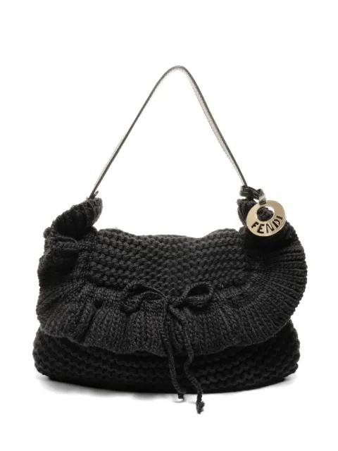 2000-2015s logo-charm shoulder bag by FENDI