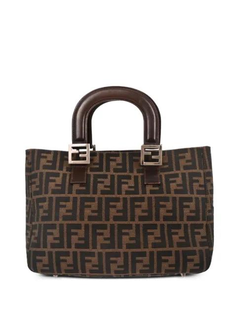 2000 Zucca canvas tote bag by FENDI