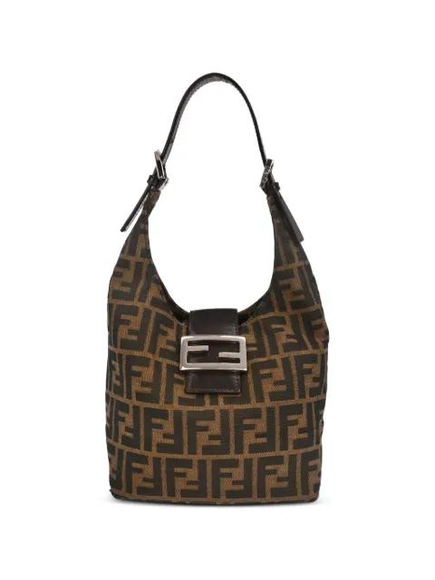2000 Zucca leather handbag by FENDI