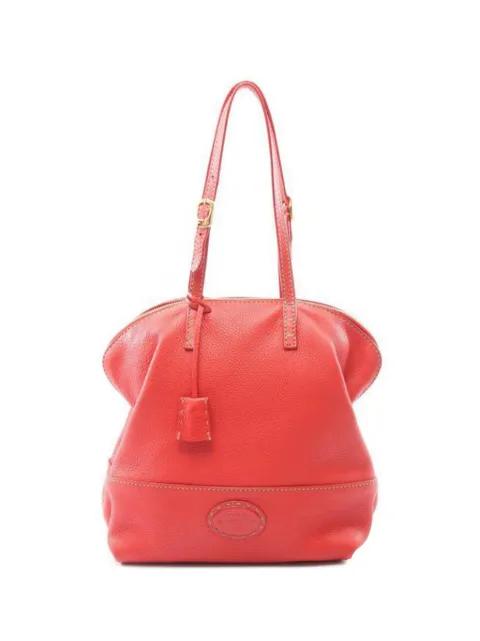 2000s leather shoulder bag by FENDI