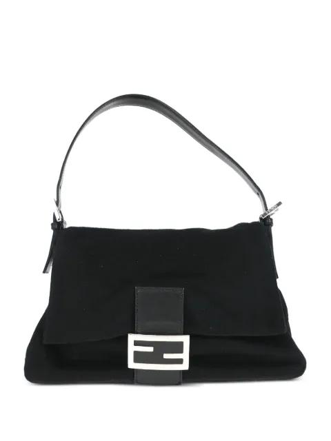 2009 Mama Baguette buckle leather shoulder bag by FENDI
