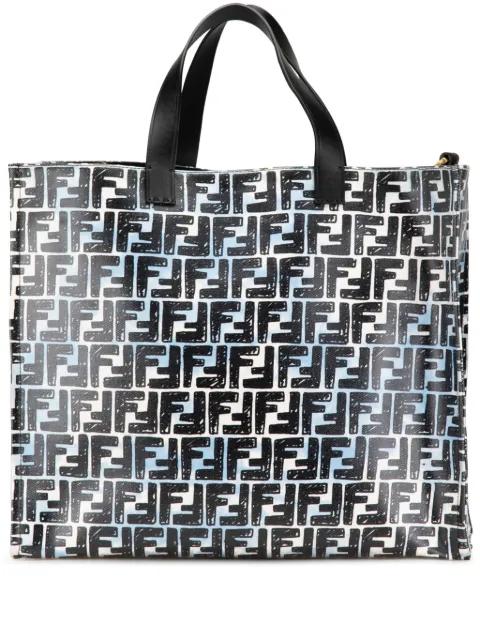2010-2024 Joshua Vides Zucca Coated Canvas Cloudy Shopper satchel by FENDI