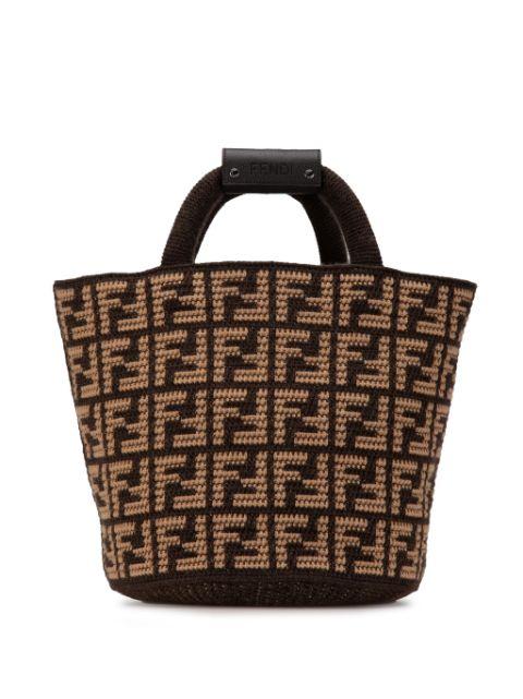 2010-2024 Zucca Cashmere Shopping tote bag by FENDI