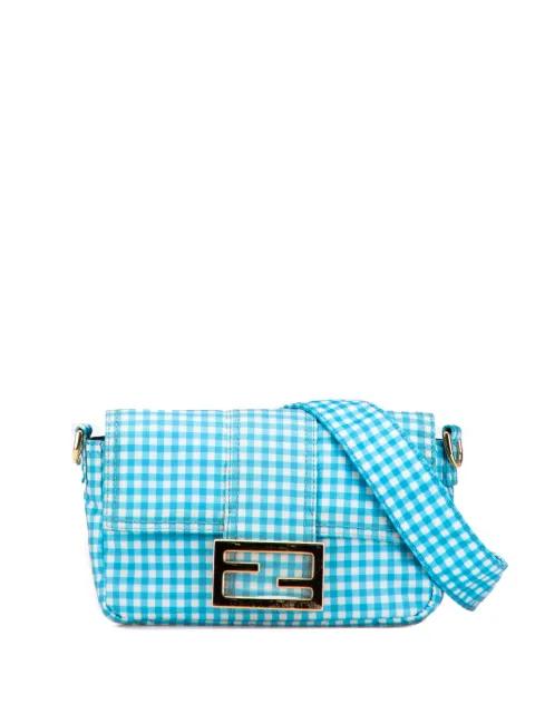2010-2025 Joshua Vides Mini Nylon Convertible Baguette satchel by FENDI