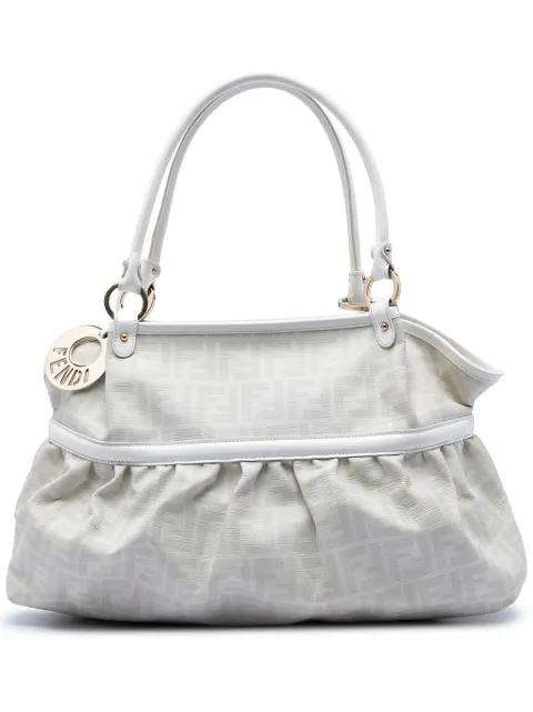 2010-2025 Large Zucca Coated Canvas Chef shoulder bag by FENDI