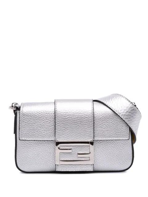2010-2025 Leather Baguette crossbody bag by FENDI