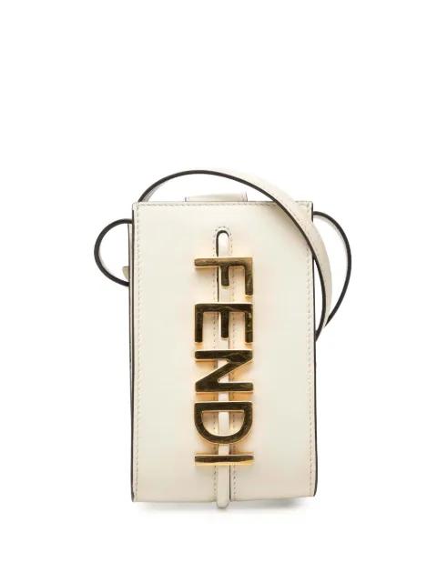 2010-2025 Leather Fendigraphy Phone Pouch crossbody bag by FENDI
