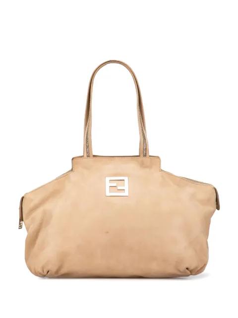 2010-2025 Medium Leather Chains tote bag by FENDI