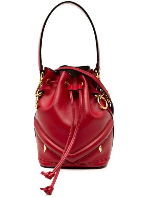 2010-2025 Mini Leather Mon Tresor Bucket Bag satchel by FENDI
