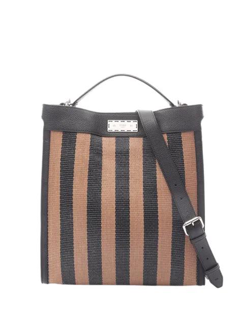 2010-2025 Raffia Peekaboo X-Lite Fit satchel by FENDI