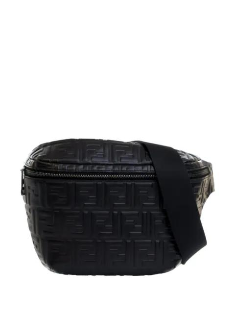 2010-2025 Zucca Embossed Leather belt bag by FENDI
