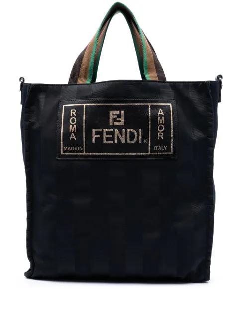 2010-2026 Pequin Nylon Roma Amor tote bag by FENDI