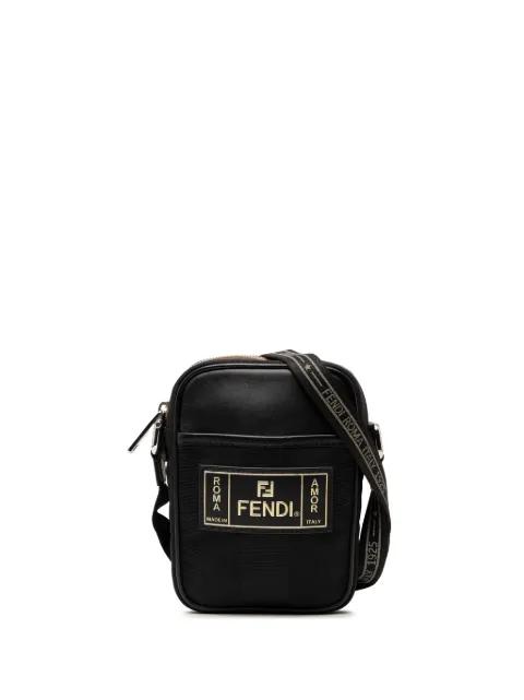 2010-2026 Small Pequin Nylon Roma Amor Messenger Bag crossbody bag by FENDI