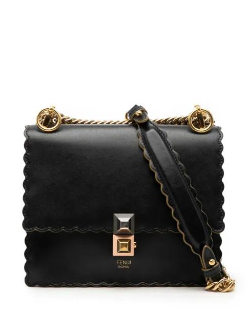 2010-2026 Small Scalloped Leather Kan I crossbody bag by FENDI
