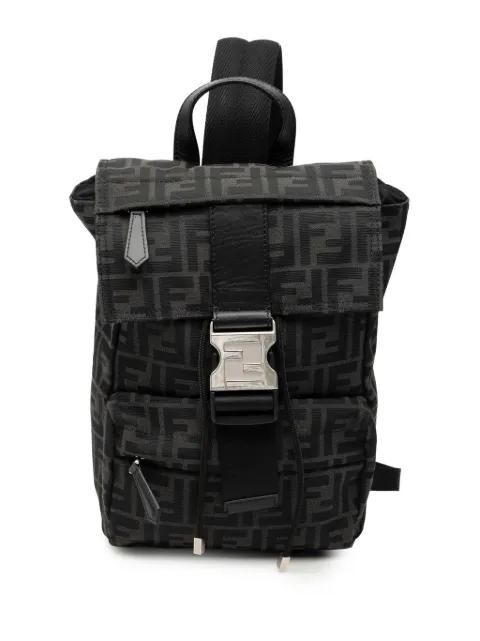 2010-2026 Small Zucca Canvas Fendiness backpack by FENDI