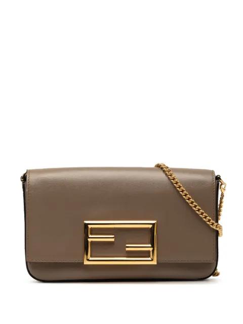 2010-2026 Smooth Calfskin Vitello Palmellato Wallet on Chain crossbody bag by FENDI