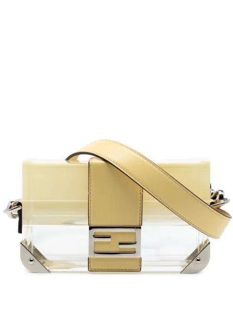 2010 Mini Acrylic Vitello Trunk Baguette crossbody bag by FENDI