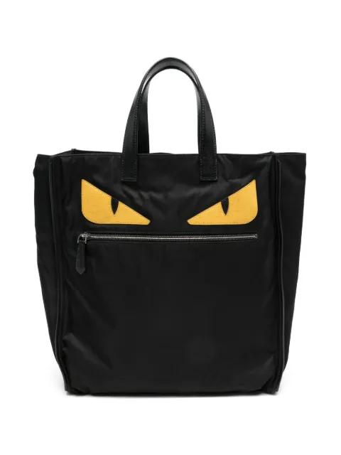 2020 monster-eye tote bag by FENDI