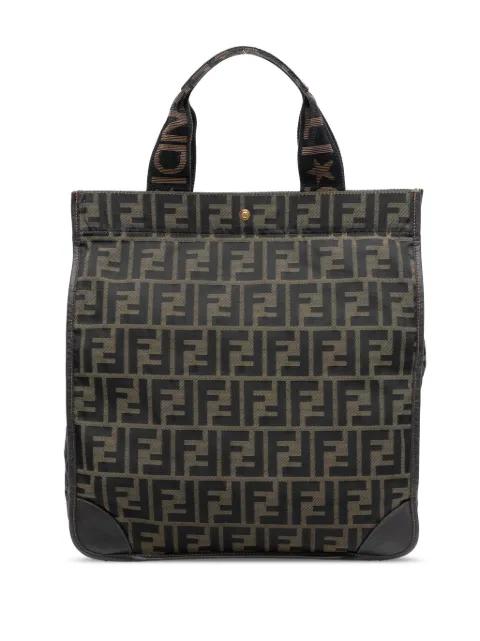 2021-2025 Zucca Canvas Shopping tote bag by FENDI